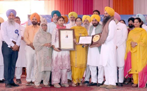 S Jarnail Singh, son of S Jaswant Singh of Harike, district Tarn Taran, winner of the Chief Minister Award in the category of Value addition of livestock produce